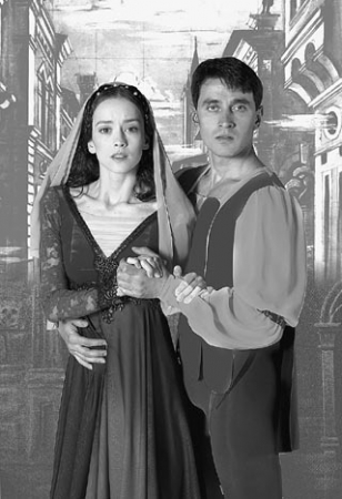 Ромео (Андрей Асиньяров) и Джульетта (Анна Ребецкая)
